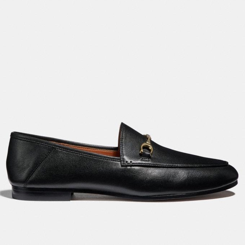 Coach | Women’s Black Leather Haley Loafer - Picture 4 of 5